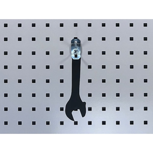 Triton Products 12" x 60" x 4 mil. Black Vinyl Self-Adhesive Tape Roll for Pegboard - TSV1260-BLK