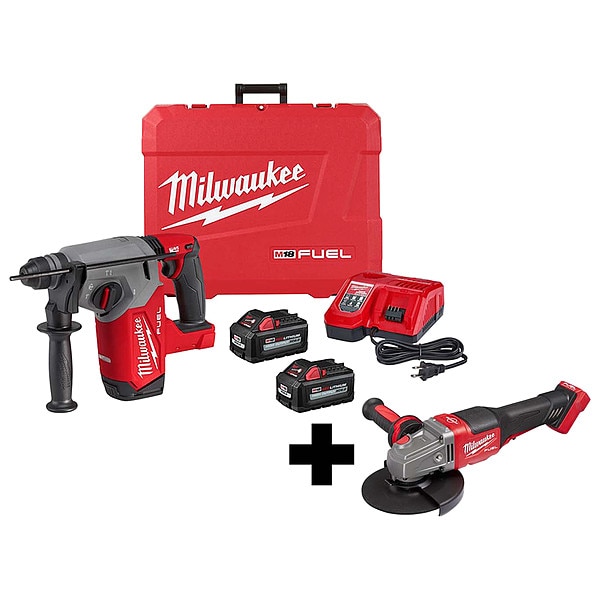 Milwaukee Tool M18 FUEL 1"SDS+RtryHmr, BrkngGrndr - 2912-22, 2980-20