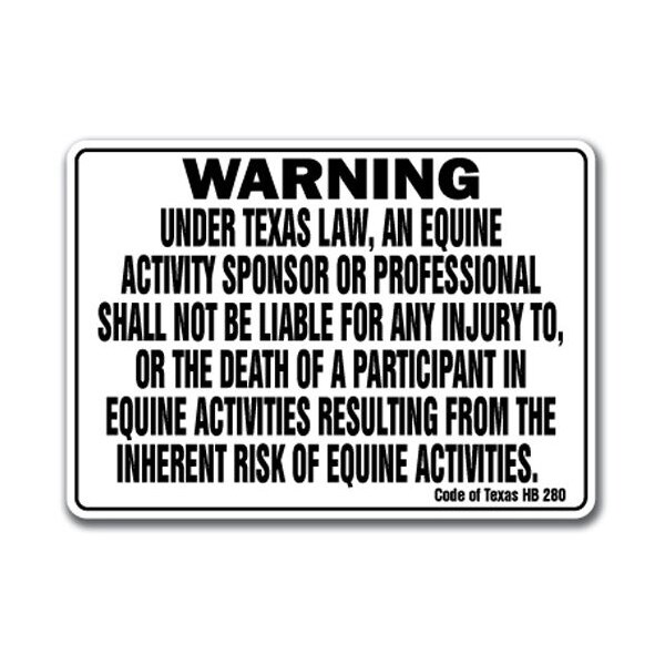 Signmission 18 in Height, Aluminum, 18" x 12", WS-A-1218-Texas - WS-A-1218-TEXAS