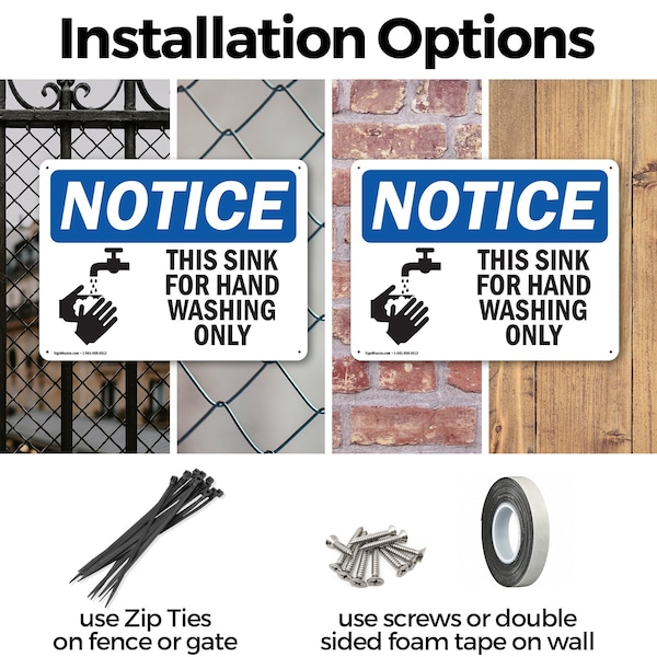 Signmission Safety Culture Sign, 10 in Width, Plastic, Rectangle - OS-2PACK-NS-P-710-L-16705