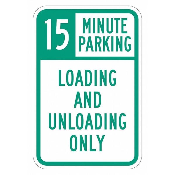 Lyle Loading & Unloading Zone Sign, 18" x 12, T1-2278-HI_12x18 - T1-2278-HI_12X18