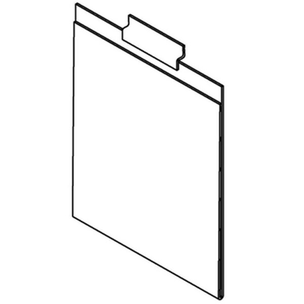 Amko 11 x 8.5 in. Horizontal Slatwall Sign Holder - SWP2036