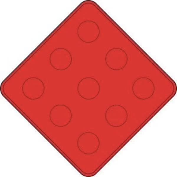 Accuform OBJECT MARKERS TYPE 4  END OF ROADWAY - FRW916