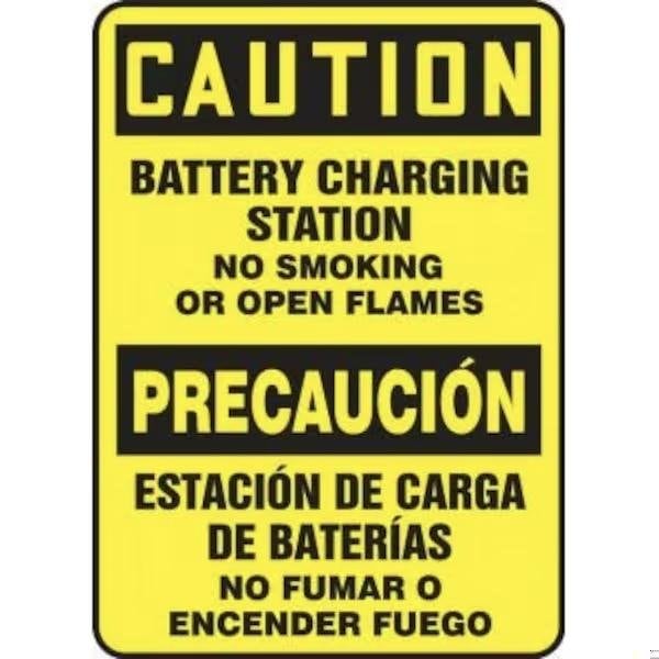 Accuform BILINGUAL SAFETY SIGN  SPANISH SBMELC640VS - SBMELC640VS