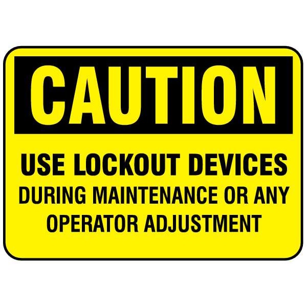 Brady Reminder Label, 3 1/2 in Height, 5 in Width, Vinyl, Horizontal Rectangle, English - 17739LS