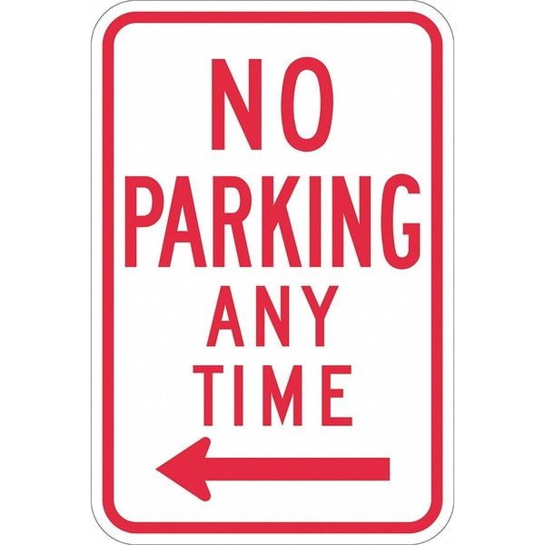 Lyle No Parking Any Time Sign, 18" x 12, T1-1170-EG_12x18 - T1-1170-EG_12X18