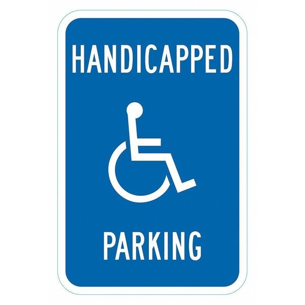 Lyle ADA Handicapped Parking Sign, 18" x 12, T1-6246-HI_12x18 - T1-6246-HI_12X18