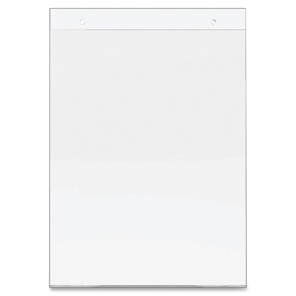 Deflecto Wall Mount Sign Holder, Pre-Drilled, Portrait, 8-1/2"x11", CL - DEF68201