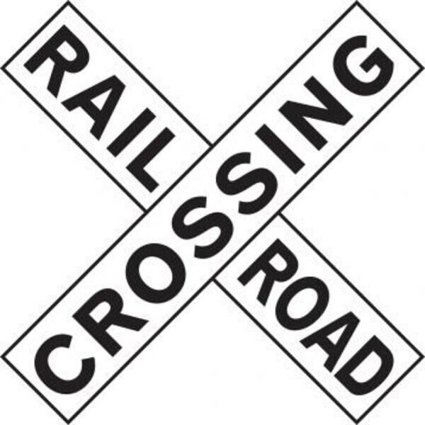 Accuform RAIL SIGN RAILROAD CROSSING 9 X MR15RA - MR15RA