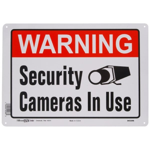 Hillman Sign, 10 in Height, 14 in Width, Aluminum, English - 843296