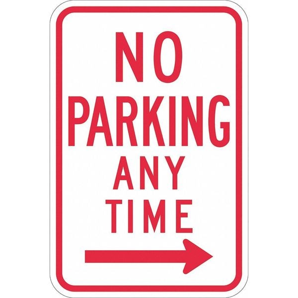 Lyle No Parking Any Time Sign, 18" x 12, T1-1171-EG_12x18 - T1-1171-EG_12X18