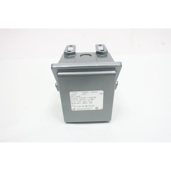 Interruptor de presión Ue United Electric de 0-30Psi y 480V-CA - J400-454