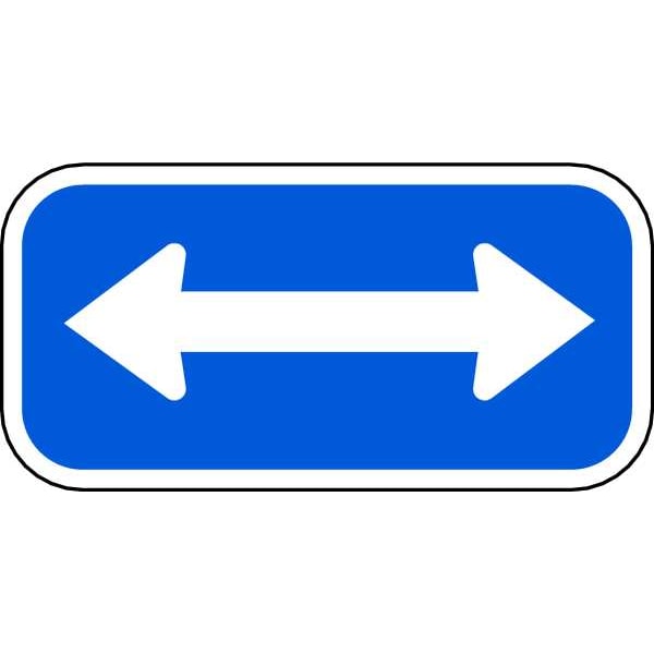 Lyle Arrow Supplemental Parking Sign, 6" x 12, AR-007-12HA - AR-007-12HA