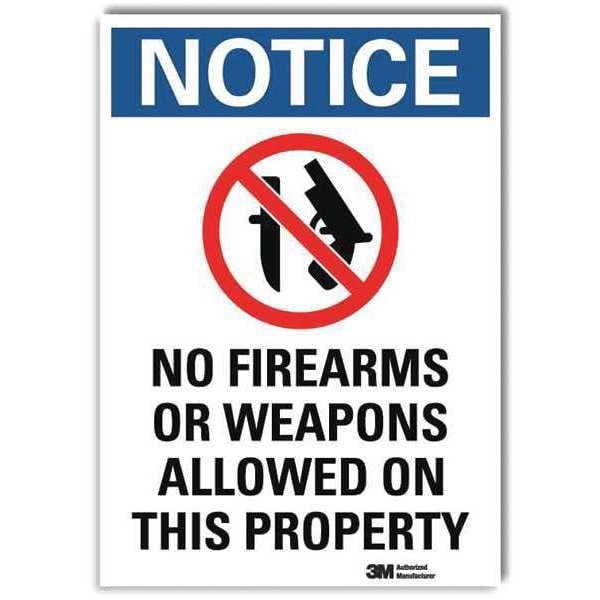 Lyle Notice Sign, 14 in H, 10 in W, Reflective Sheeting, Vertical Rectangle, English, U1-1015-RD_10X14 - U1-1015-RD_10X14