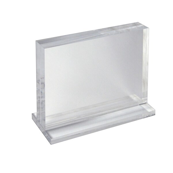 Azar Displays The Imperial Collection: Acrylic Block on Base 11"W X 8.5"H - 104522