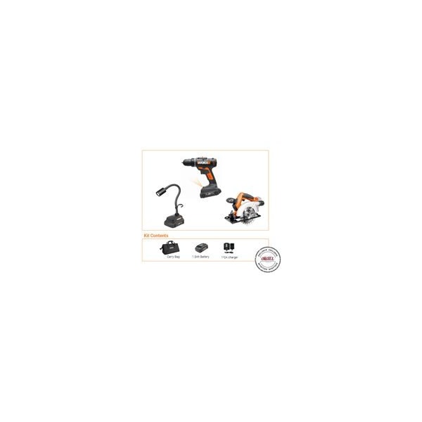 Worx WORX WX959L Drill and Light Combo Kit - WX959L