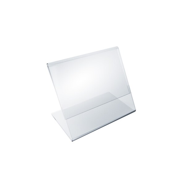 Azar Displays 3.5"W x 2.5"H Angled Sign Holder, PK10 - 112740