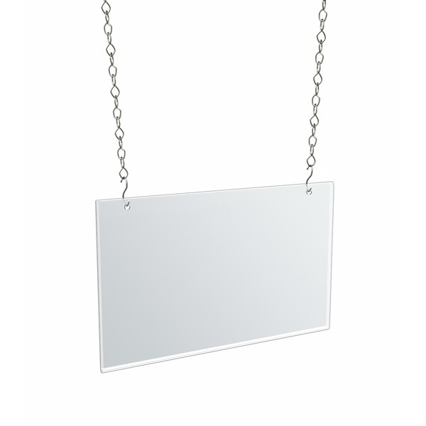 Azar Displays 14"W x 8.5"H Hanging Poster Frame, PK4 - 172706