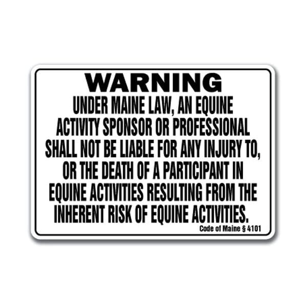 Signmission 24 in Height, Vinyl, 24" x 18", WS-D-1824-Maine - WS-D-1824-MAINE