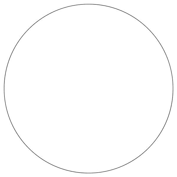 Sign Solutions Usa Diamond Grade Cubed Reflective DG3-Double Sided .080 24 in. Circle Sheeted Blank WHITE - US08DWT24CIRDBLBLANK