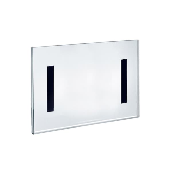 Azar Displays 11"W x 8.5"H Sign Holder w/ Magnetic Strips, 10-Pack - 129922