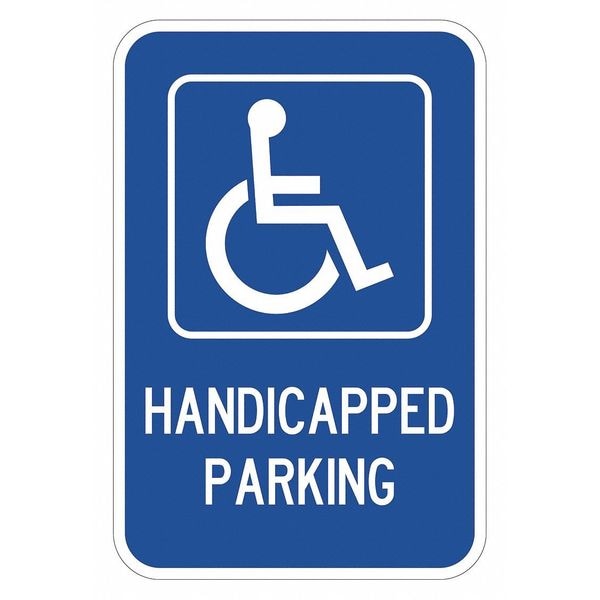 Lyle ADA Handicapped Parking Sign, 18" x 12, T1-6206-EG_12x18 - T1-6206-EG_12X18