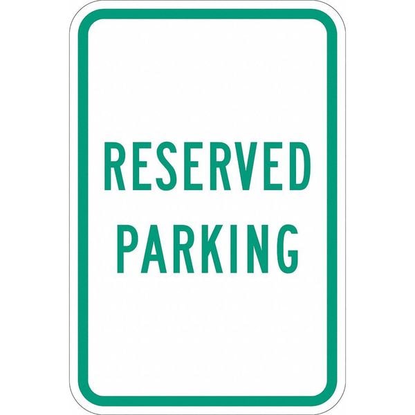 Lyle Reserved Parking Sign, 18" x 12, T1-1032-EG_12x18 - T1-1032-EG_12X18