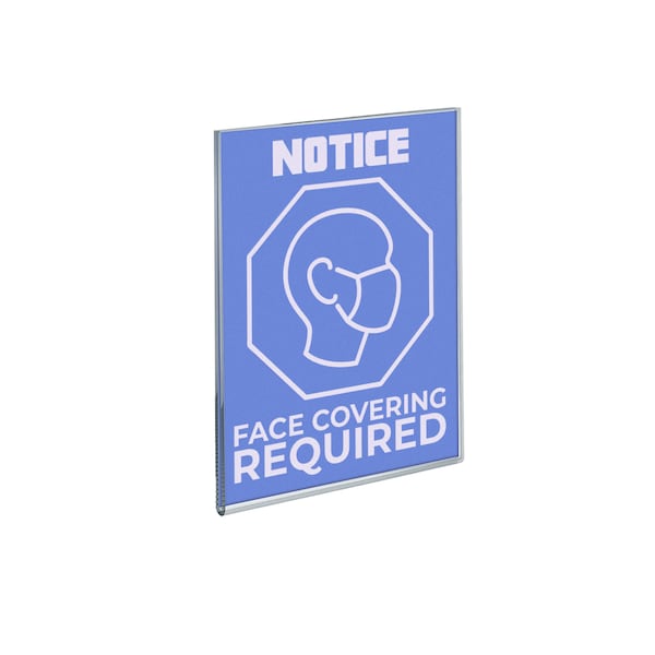 Azar Displays 8.5"W x 11"H Sign w/ Adhesive Tape, PK10 - 122021