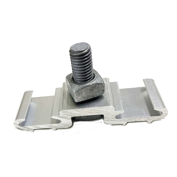 Fechometal Usa Mounting Plate 3/4 Ft., 2 Ft. Bolt, PK25 - MNTAL19X120X38