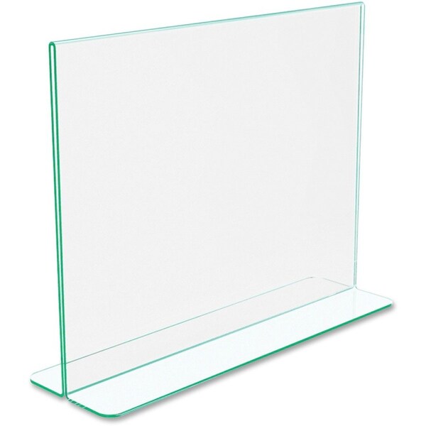 Deflecto Holder, Sign, Landscape, Side/Bottom Load, 11"x8-1/2", Clear - DEF5991890