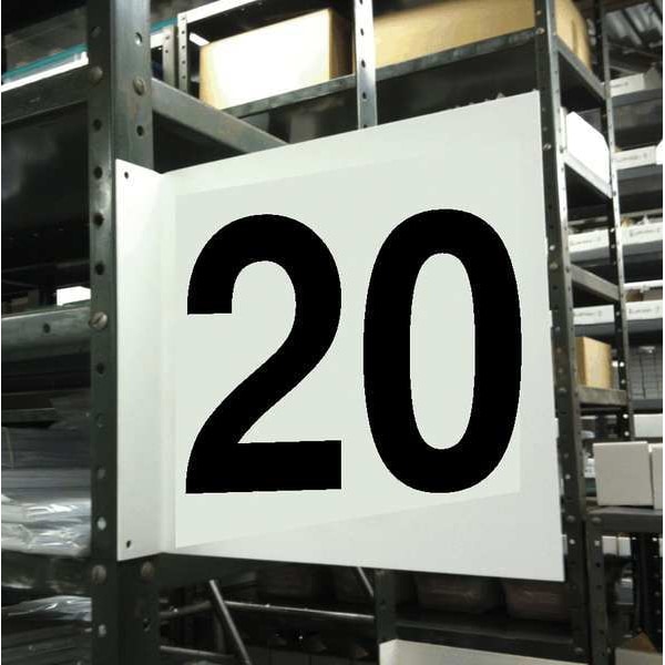 Stranco Projecting Aisle Sign, Legend 20, HPS-2W1412-20 - HPS-2W1412-20