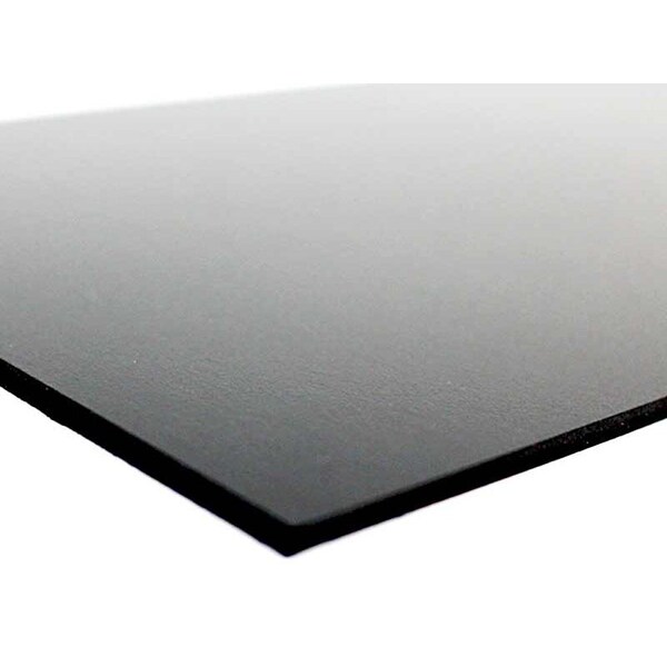 Visual Workplace PVC-Board, Black, 6"X12 - 15-1924-0612-603