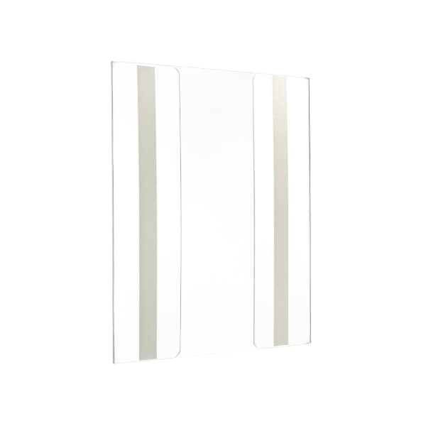 Adiroffice 8.5" x 11" Wall Mount Acrylic Sign Holders, PK12 - ADI639-8511-12-WM