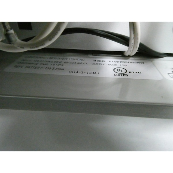 Lightguard 25W 120/277V-AC EMERGENCY AND EXIT LIGHTING - N4X6N25IH2H126W