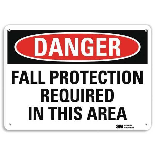 Lyle Danger Sign, 4 Hole Mount, 10in W x 7in H, U3-1462-RA_10X7 - U3-1462-RA_10X7