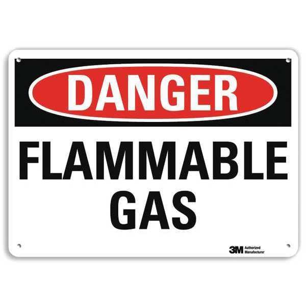 Lyle Danger Sign, 10 in H, 14 in W, Vertical Rectangle, English, U3-1476-RA_14X10 - U3-1476-RA_14X10