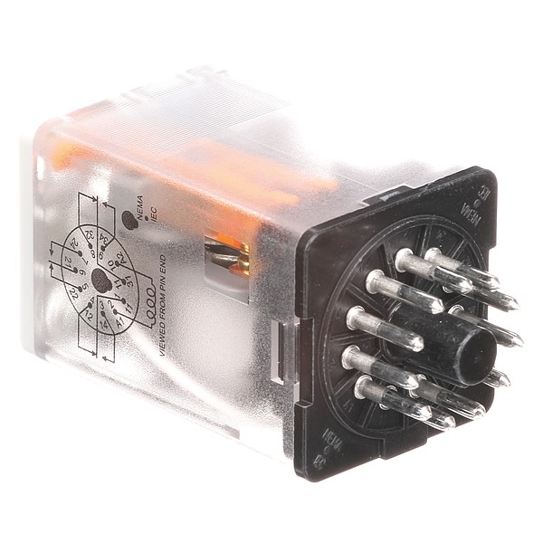 Relevador Siemens para conexión directa, 24V AC Voltios en bobina, octal, 11 pines, 3 contactos dobles tipo puente (3PDT) - 3TX7112-1NC03
