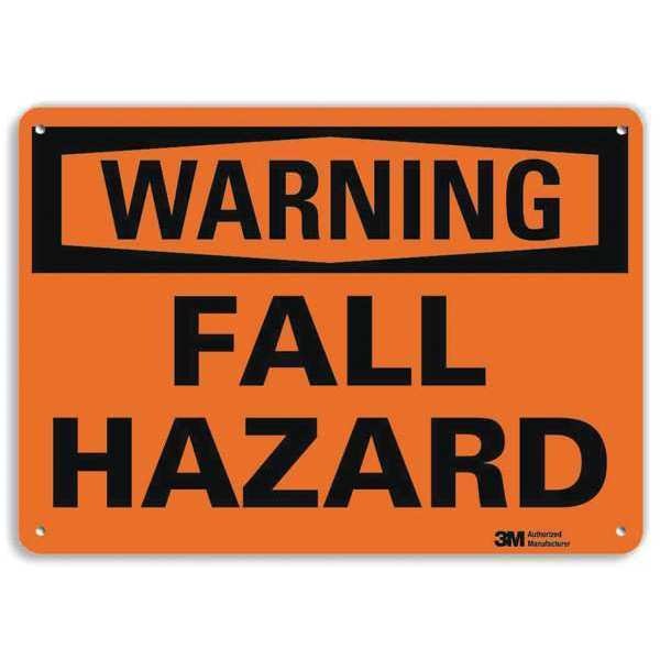 Lyle Warning Sign, 7 in H, 10 in W, Aluminum, Vertical Rectangle, English, U6-1086-NA_10x7 - U6-1086-NA_10X7