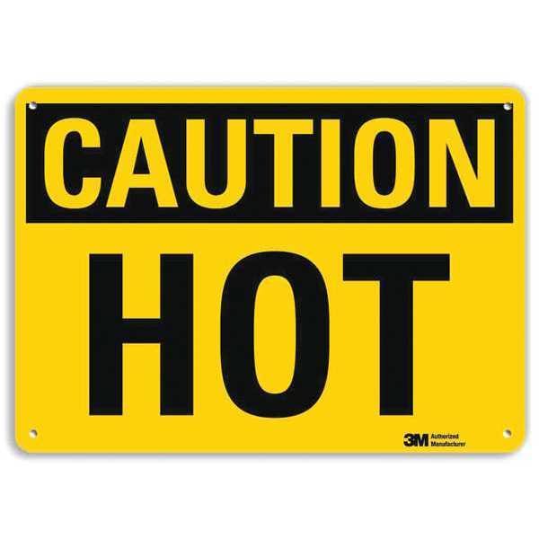 Lyle Safety Sign, 10 in Height, 14 in Width, Aluminum, Horizontal Rectangle, English, U4-1424-RA_14X10 - U4-1424-RA_14X10