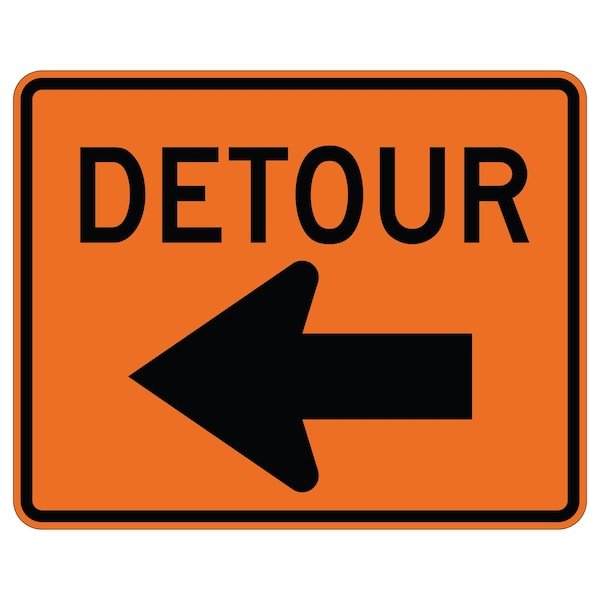 Sign Solutions Usa 24 in Height, 30 in Width, Aluminum, Horizontal Rectangle - DUS08WZO3024M4-9L