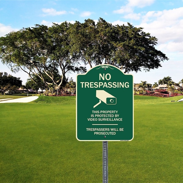 Signmission Designer Series No Overnight Truck Parking, Green & White Aluminum Sign, 18" x 24", GW-1824-23822 - A-DES-GW-1824-23822