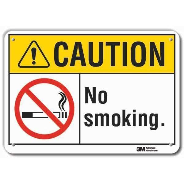 Lyle Caution Sign, 7" H, 10" W, Plastic, Vertical Rectangle, English, LCU3-0074-NP_10x7 - LCU3-0074-NP_10X7