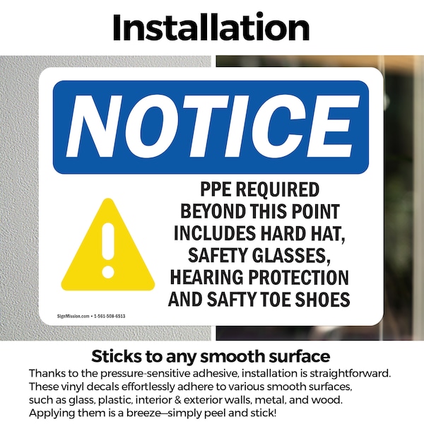 Signmission 18 in Height, 24 in Width, Vinyl Decal, Rectangle - OS-2PACK-NS-D-1824-L-17764