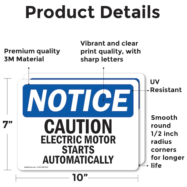 Signmission Safety Culture Sign, 10 in Width, Vinyl Decal, Rectangle - OS-2PACK-NS-D-710-L-10474