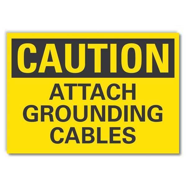 Lyle Sign, Self-Adhesive Vinyl, 3-1/2 in. H, LCU3-0284-RD_5x3.5 - LCU3-0284-RD_5X3.5