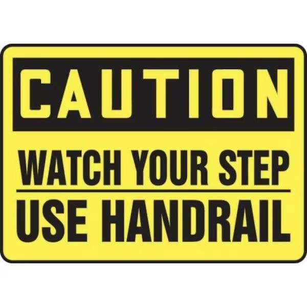 Accuform OSHA CAUTION SAFETY SIGN WATCH YOUR MSTF602VS - MSTF602VS