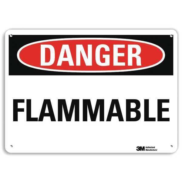 Lyle Danger Sign, 10 in H, 14 in W, Vertical Rectangle, English, U3-1471-RA_14X10 - U3-1471-RA_14X10