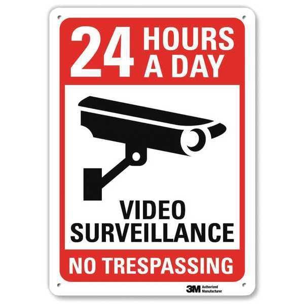 Lyle Security Sign, 10"W, 14"H, 0.040" Thickness, U1-1001-NA_10x14 - U1-1001-NA_10X14