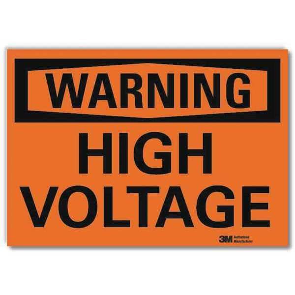 Lyle Warning Sign, 5 in Height, 7 in Width, Reflective Sheeting, Horizontal Rectangle, English - U6-1119-RD_7X5