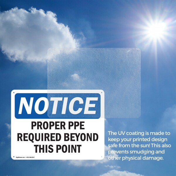 Signmission 7 in Height, 10 in Width, Aluminum, Rectangle - OS-2PACK-NS-A-710-L-17897